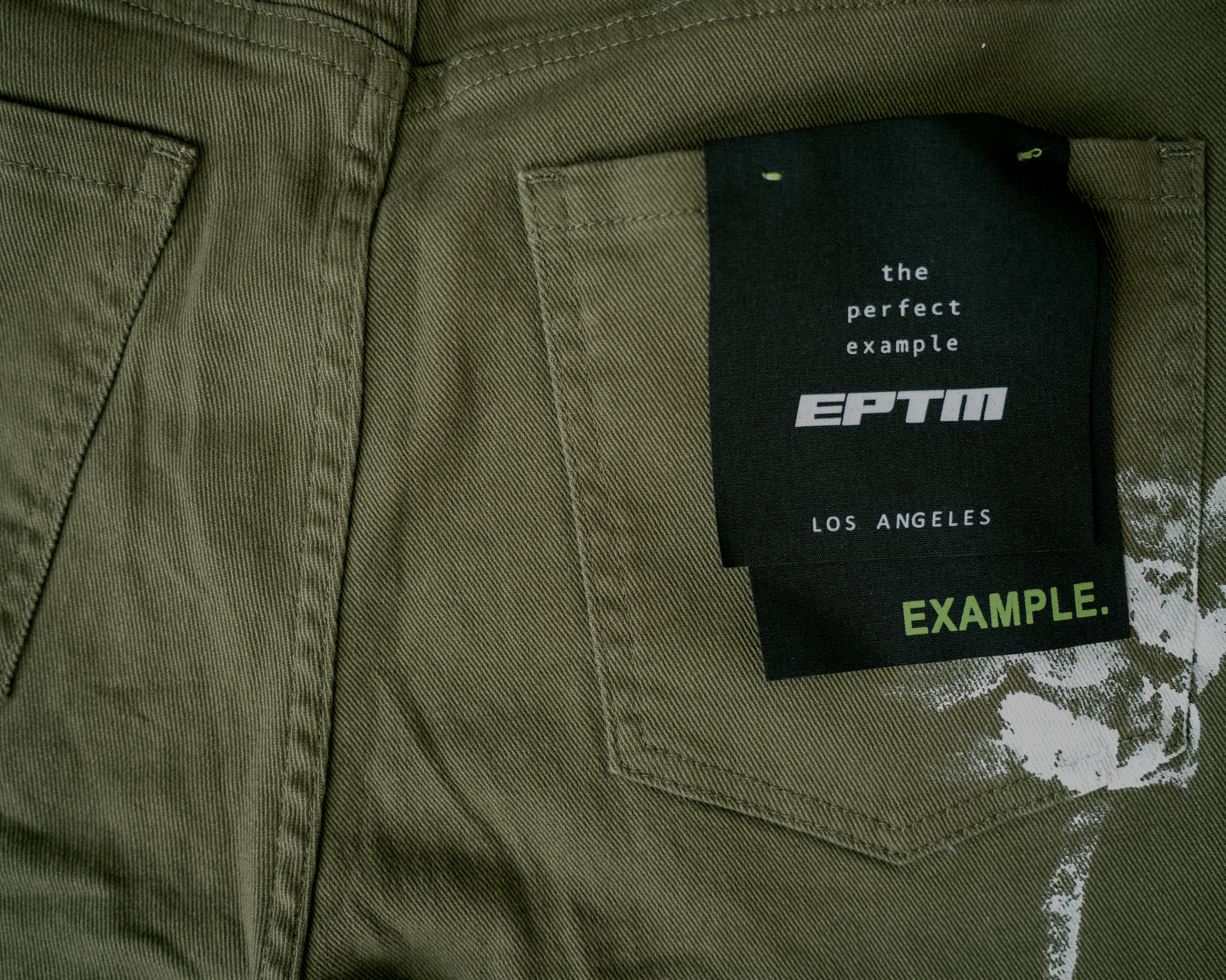 EPTM Snap Cargo Denim - Olive EPTM Snap Cargo Denim - Olive