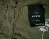 EPTM Snap Cargo Denim - Olive EPTM Snap Cargo Denim - Olive