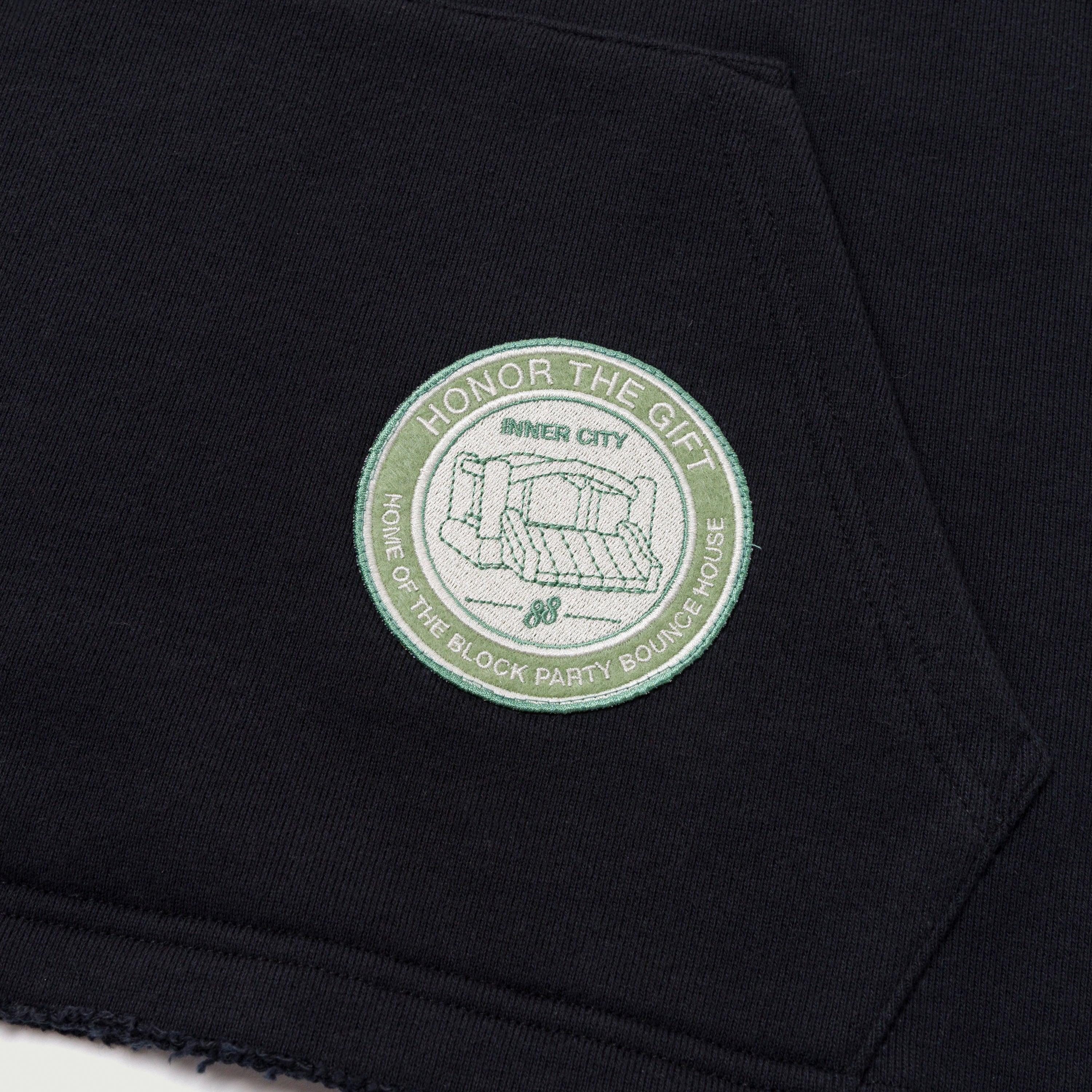 Patchwork Party Hoodie - Black Patchwork Party Hoodie - Black