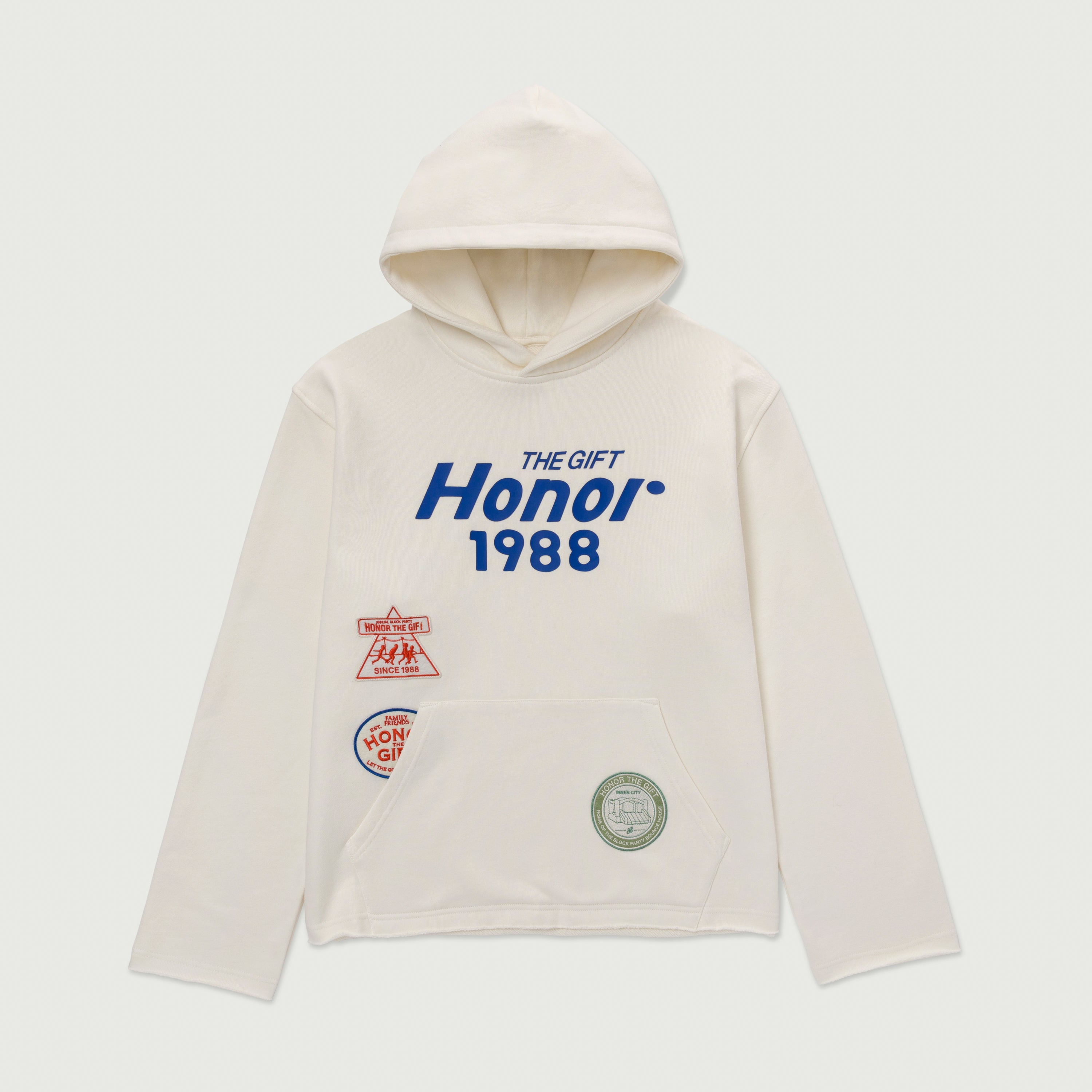 Patchwork Party Hoodie - Bone Patchwork Party Hoodie - Bone