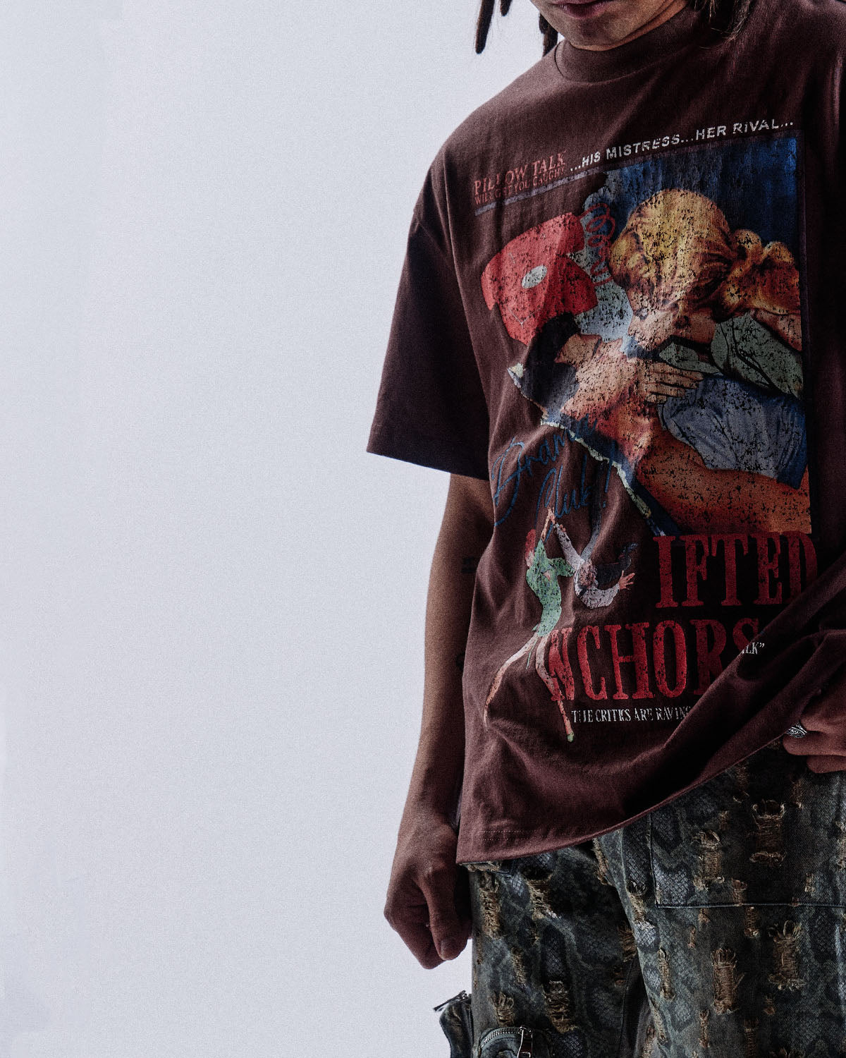 "Pillow Talk" Tee (Brown) "Pillow Talk" Tee (Brown)