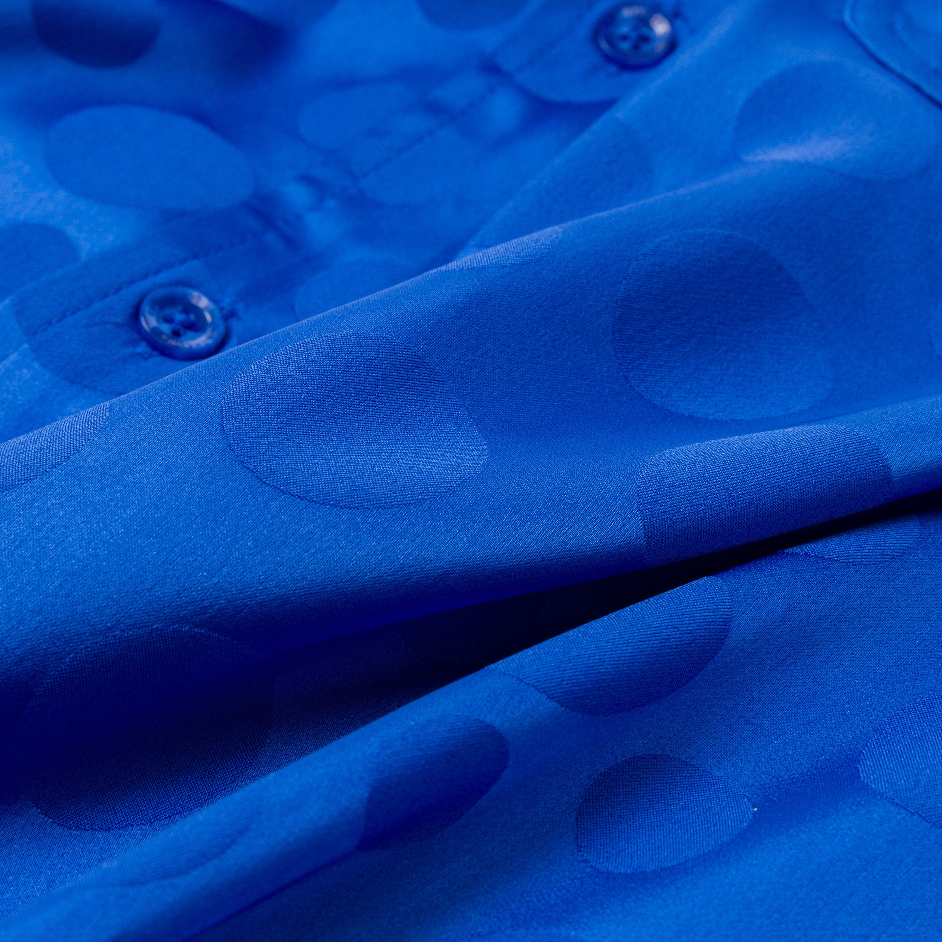 Polka Dot Camp Shirt - Blue Polka Dot Camp Shirt - Blue