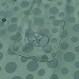 Polka Dot Camp Shirt - Green Polka Dot Camp Shirt - Green