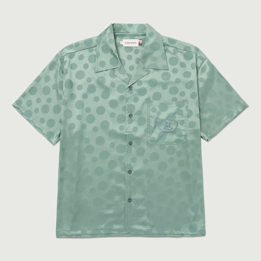 Polka Dot Camp Shirt - Green