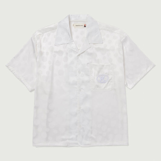 Polka Dot Camp Shirt - White