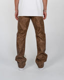 EPTM PU Twisted Pants - Brown EPTM PU Twisted Pants - Brown