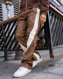 EPTM PU Twisted Pants - Brown EPTM PU Twisted Pants - Brown