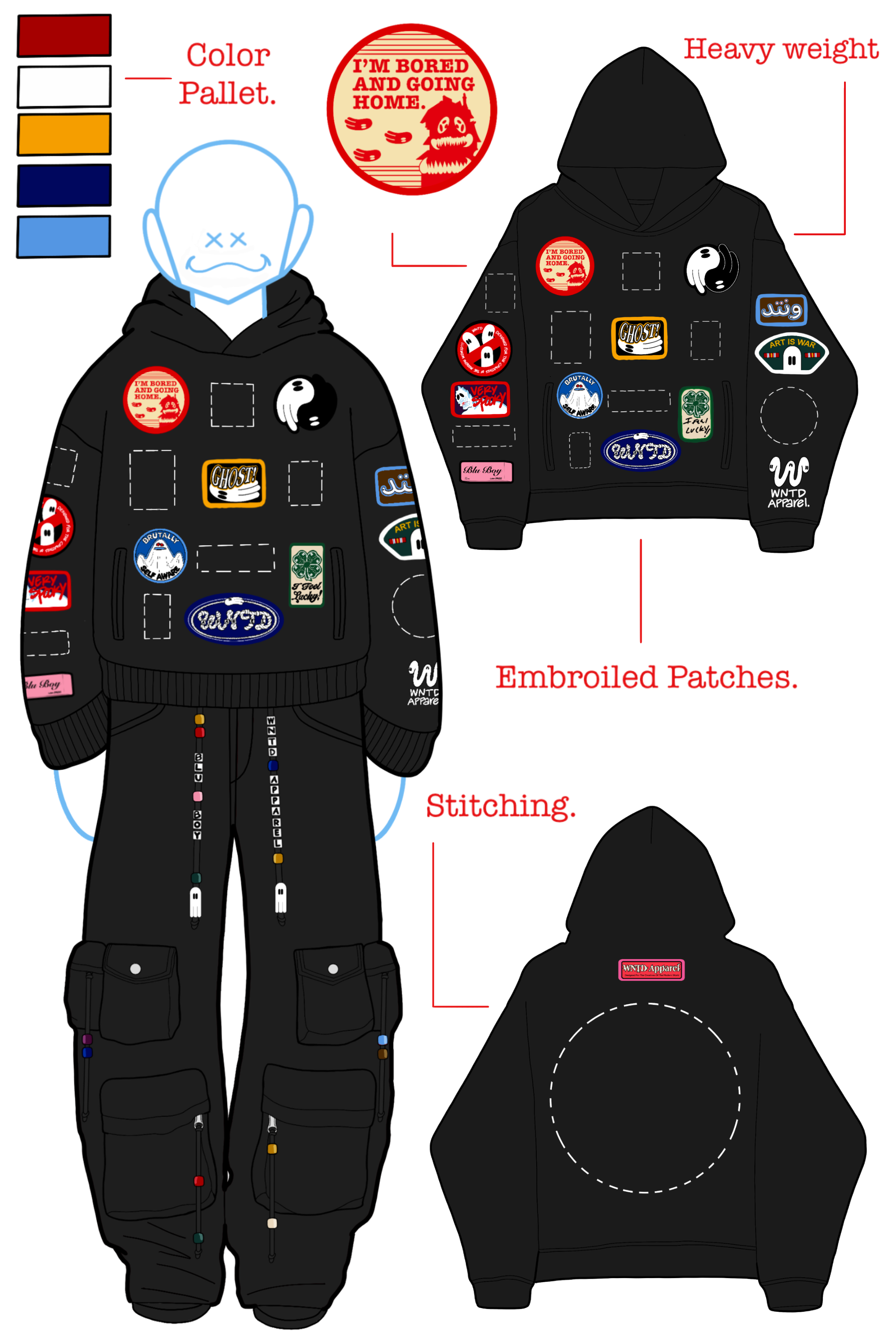 MISSING PATCHWORK HOODIE MISSING PATCHWORK HOODIE