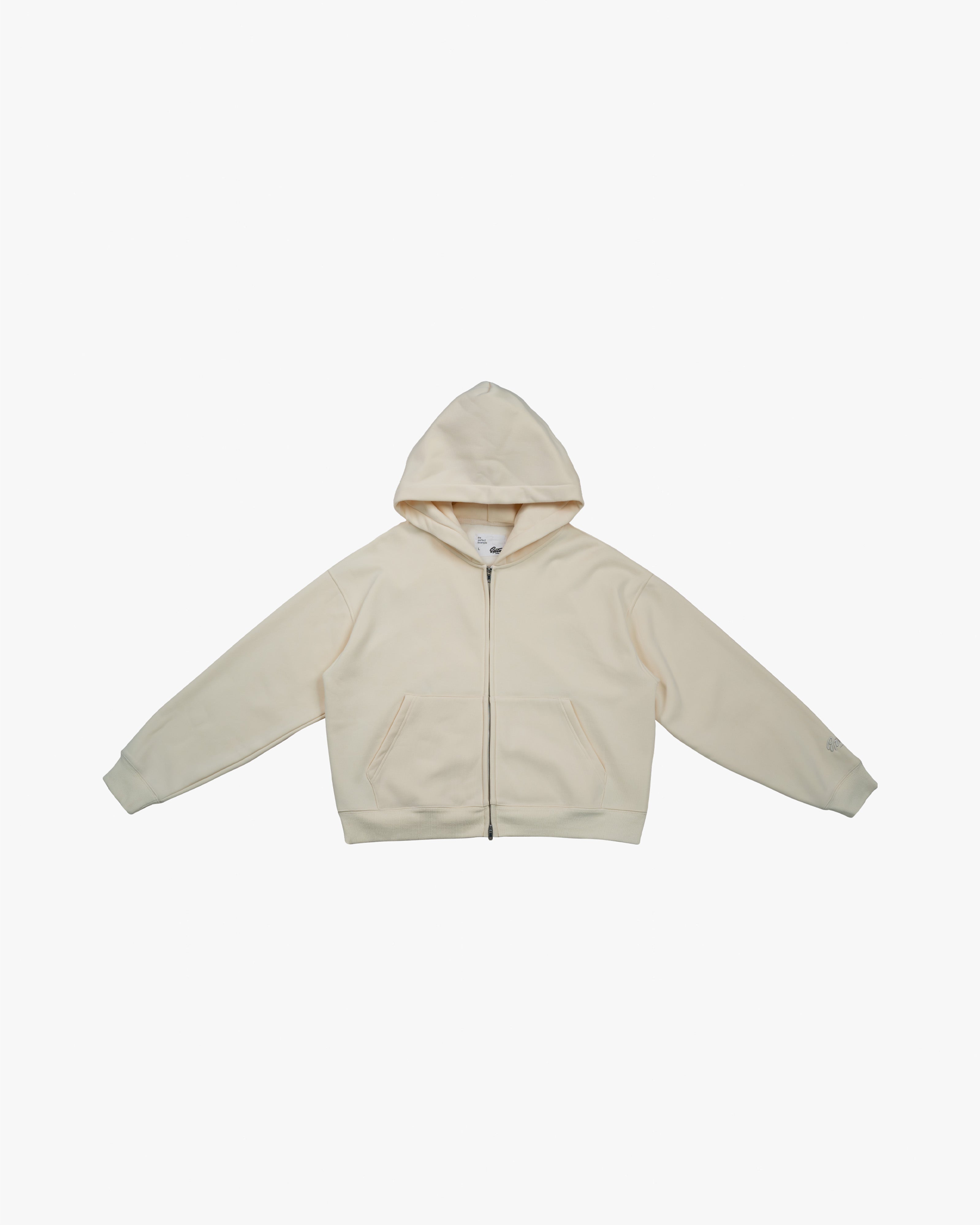 EPTM Perfect Zip Up Hoodie - Cream EPTM Perfect Zip Up Hoodie - Cream