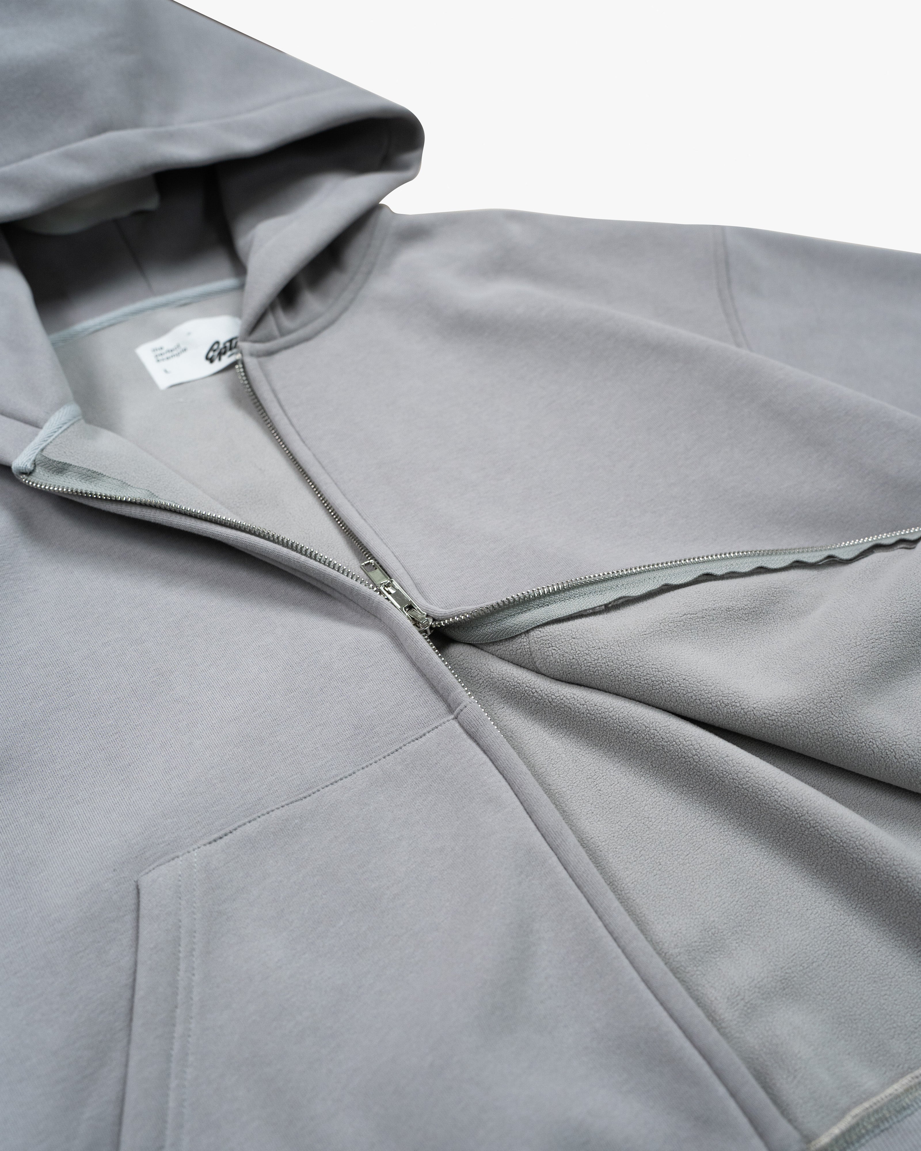 EPTM Perfect Zip Up Hoodie - Grey EPTM Perfect Zip Up Hoodie - Grey