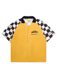 Pit Crew Button Shirt - Yellow/Black Pit Crew Button Shirt - Yellow/Black