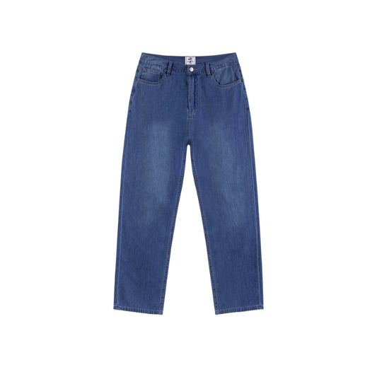 Cooling Washed Straight Jeans