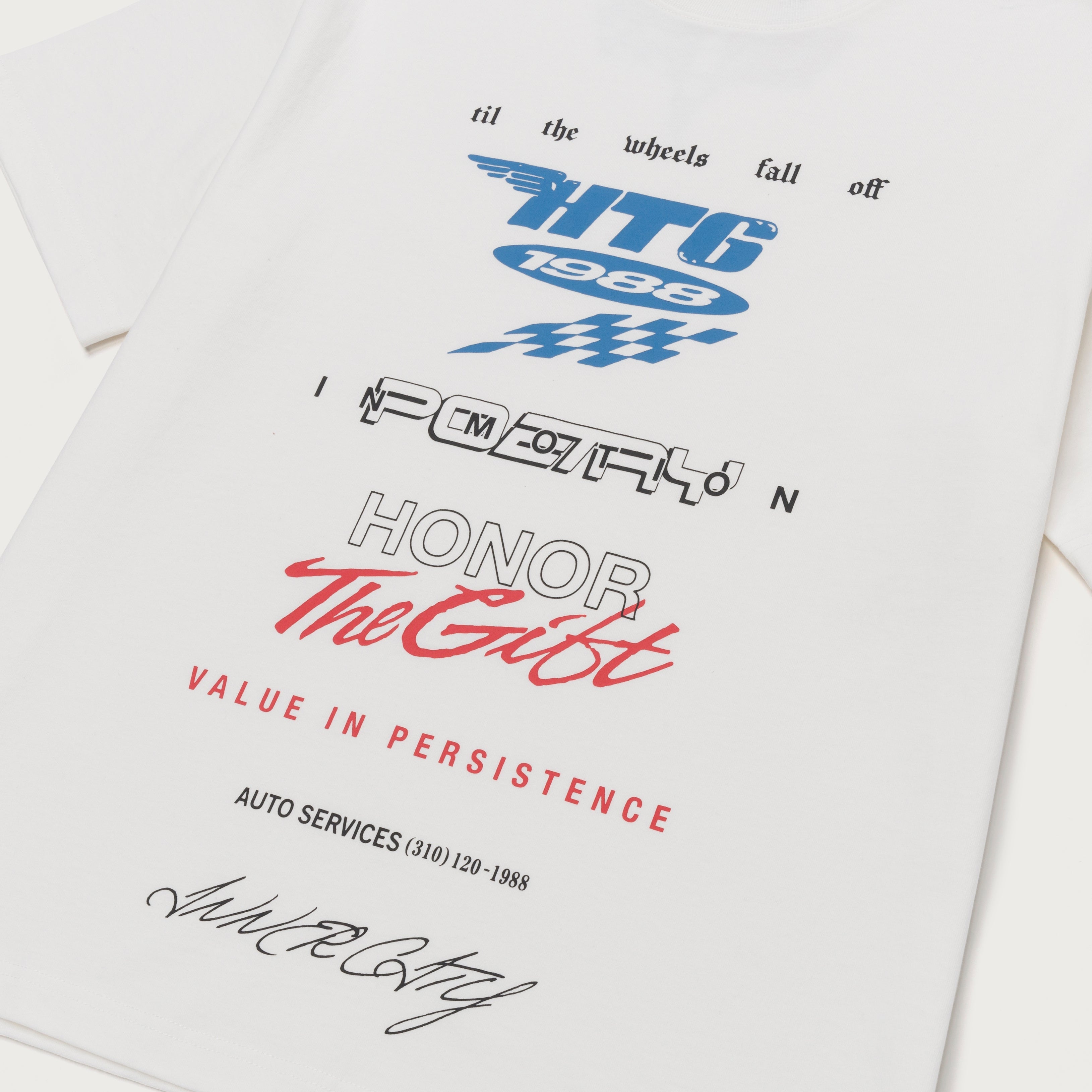 Persistence Race Tee - White Persistence Race Tee - White