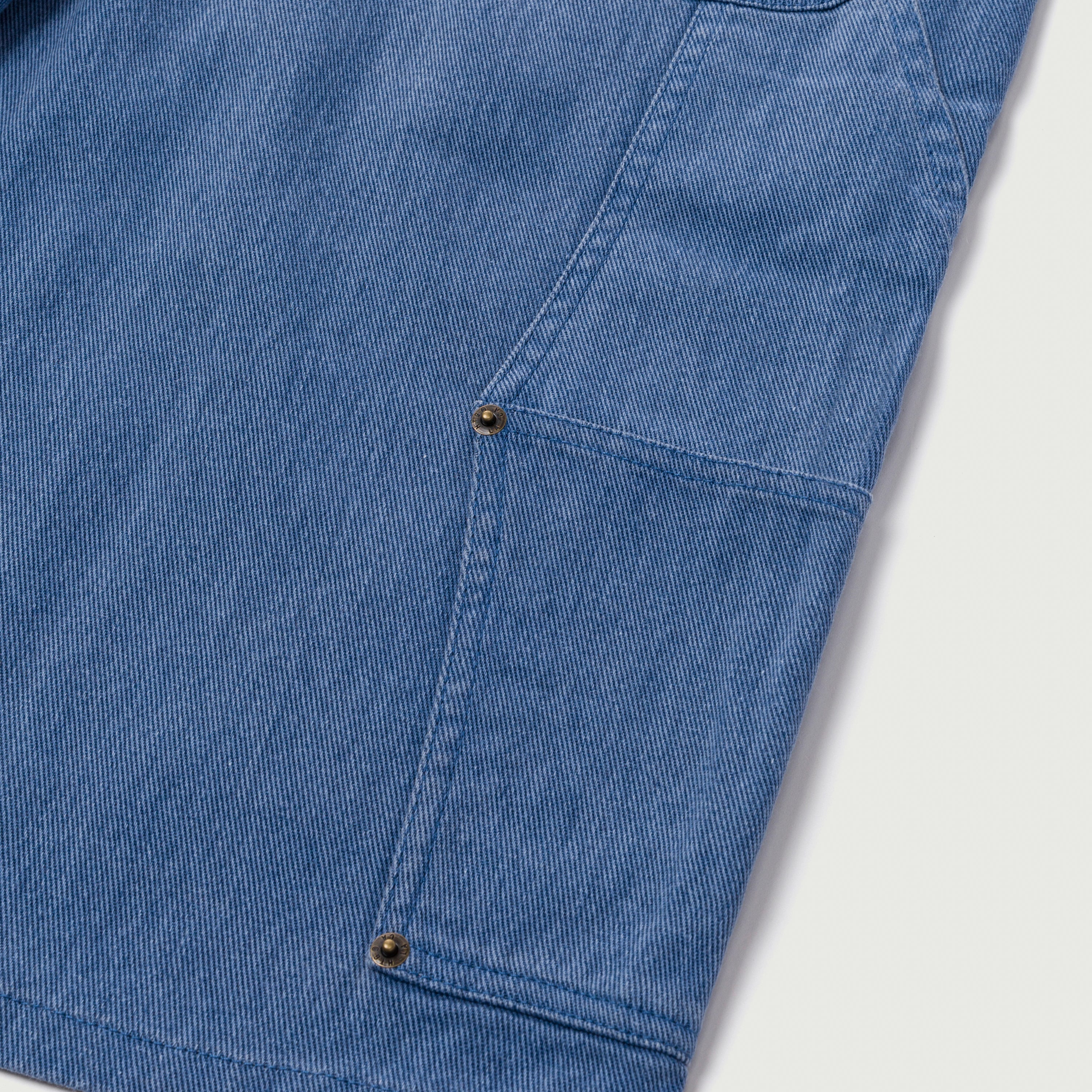 Twill Carpenter Short - Blue Twill Carpenter Short - Blue