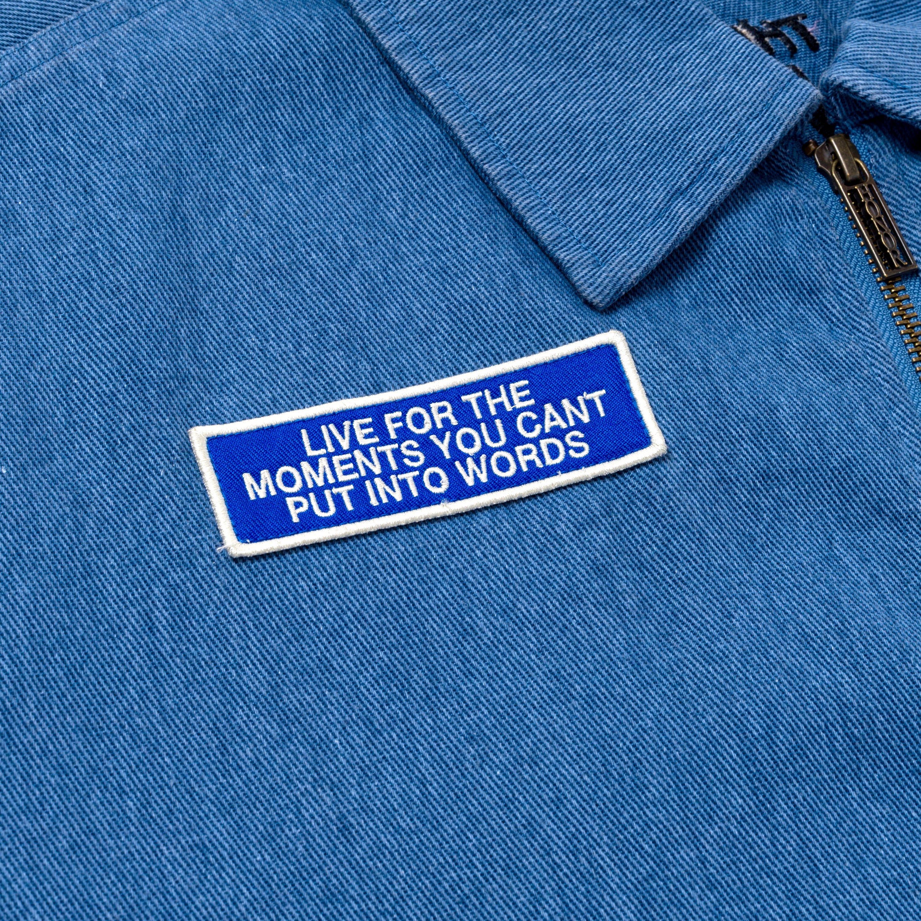 Twill Full Zip Shirt - Blue Twill Full Zip Shirt - Blue