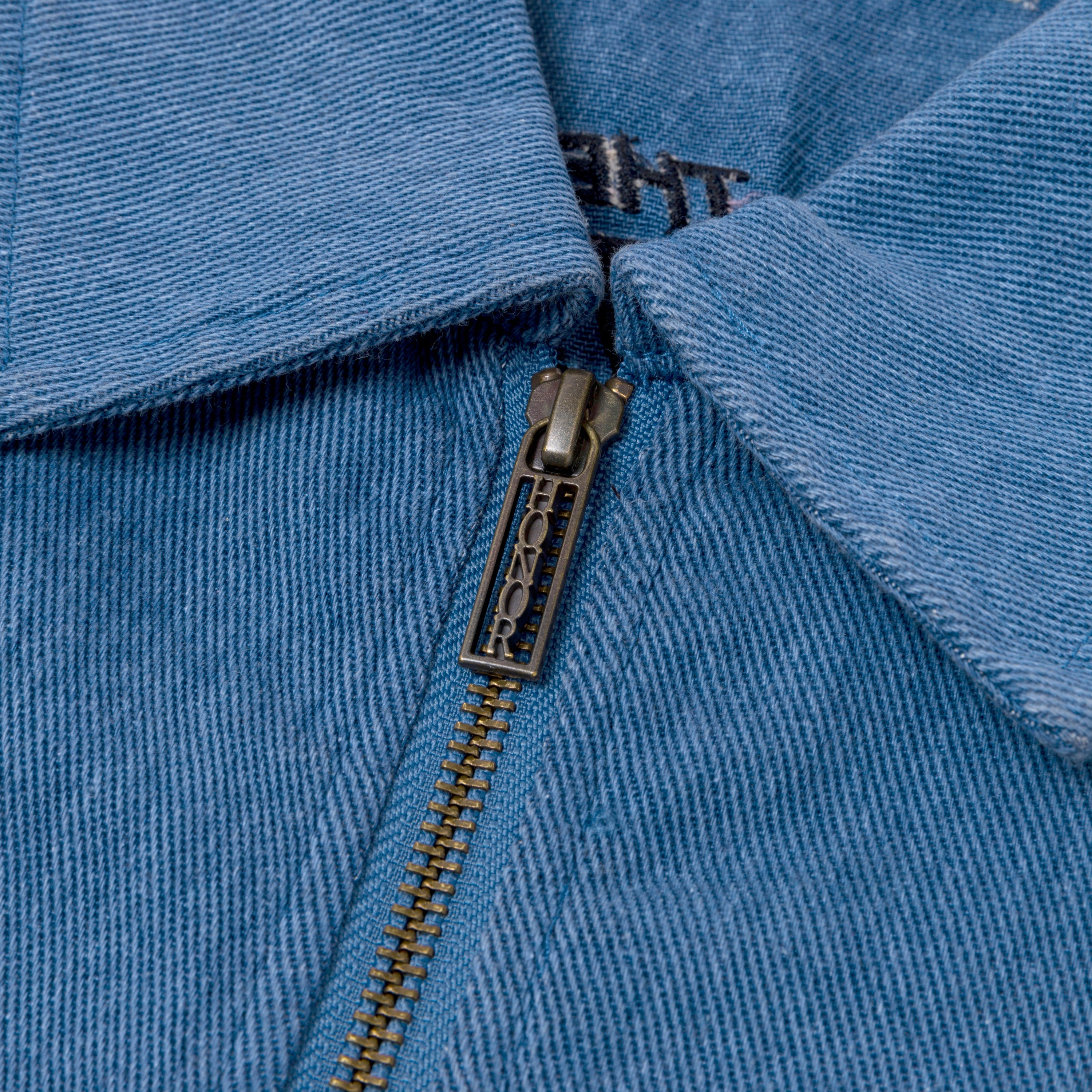 Twill Full Zip Shirt - Blue Twill Full Zip Shirt - Blue