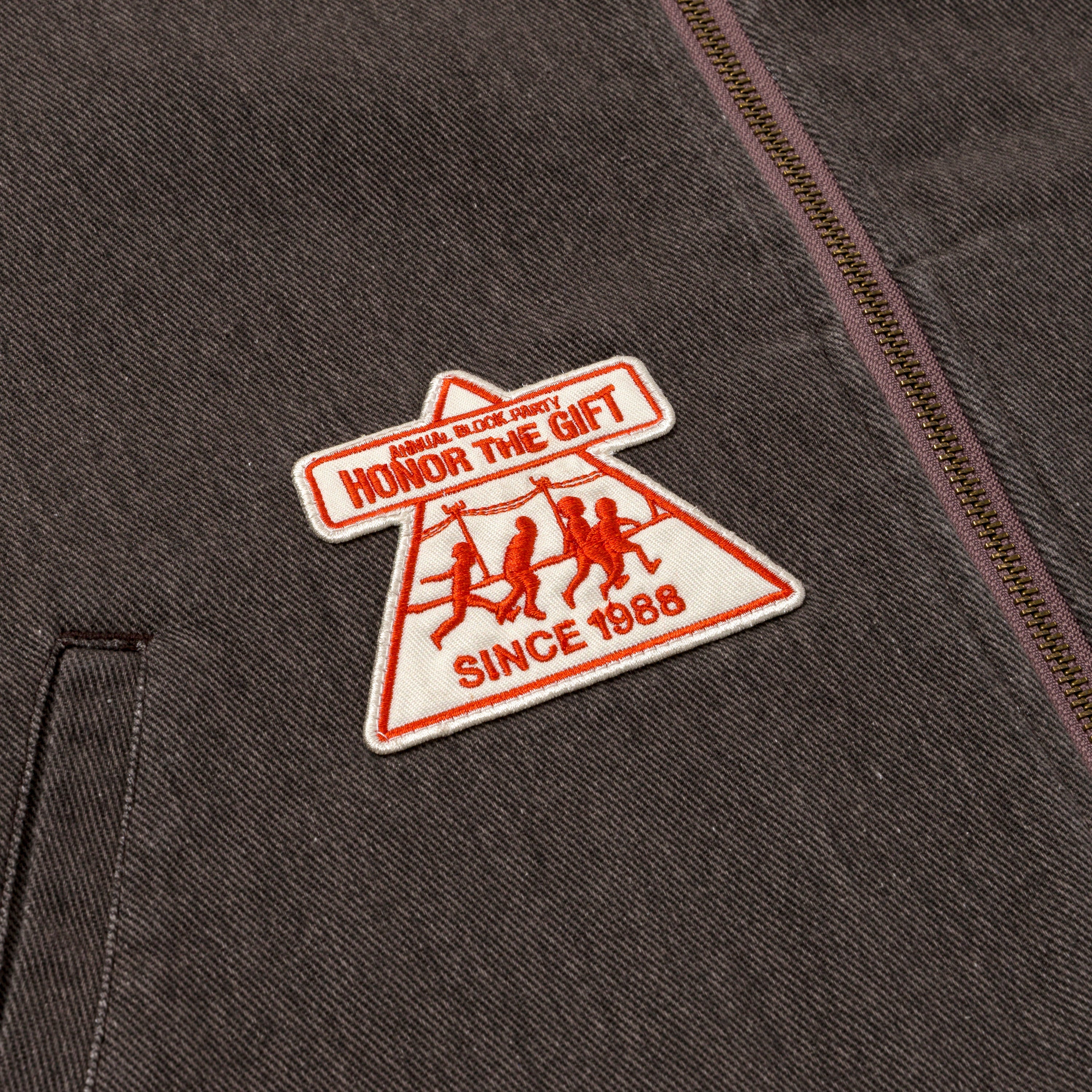 Twill Full Zip Shirt - Black Twill Full Zip Shirt - Black