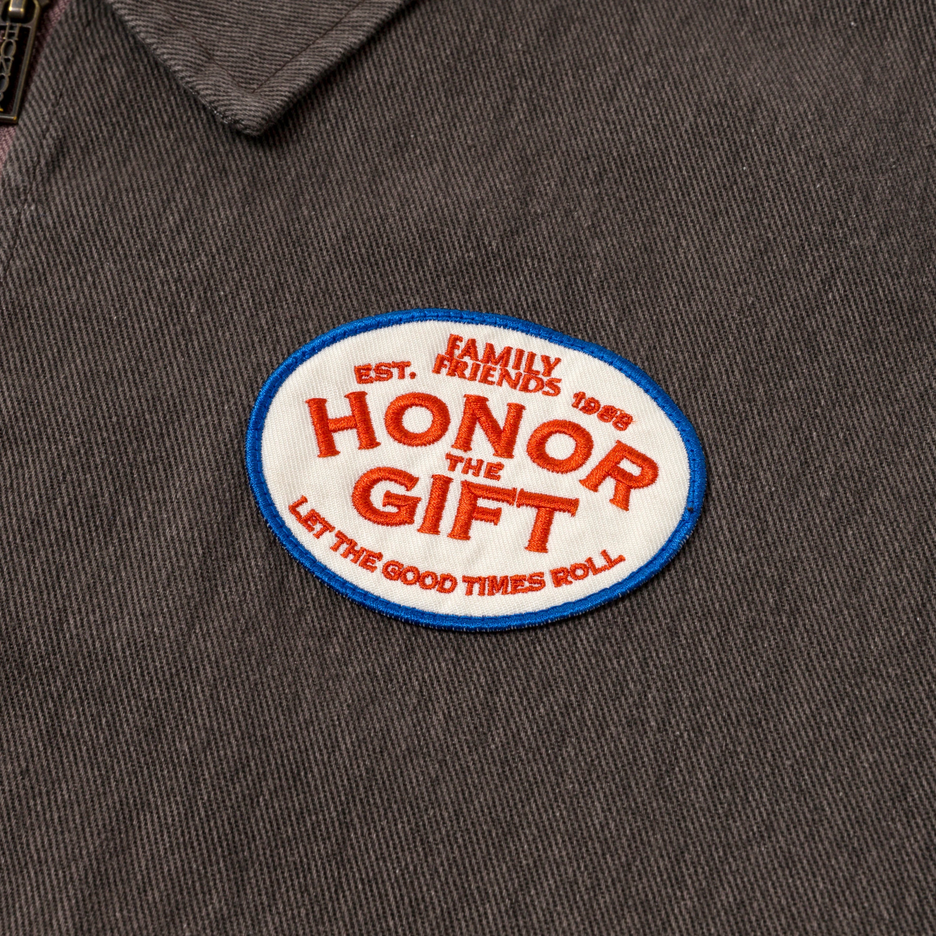 Twill Full Zip Shirt - Black Twill Full Zip Shirt - Black