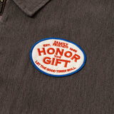 Twill Full Zip Shirt - Black Twill Full Zip Shirt - Black