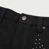 Rhinestone Wide Leg Pant - Black Rhinestone Wide Leg Pant - Black