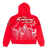CITY OF DREAMS HOODIE RED CITY OF DREAMS HOODIE RED