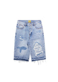 Repair Denim Short - Indigo Repair Denim Short - Indigo
