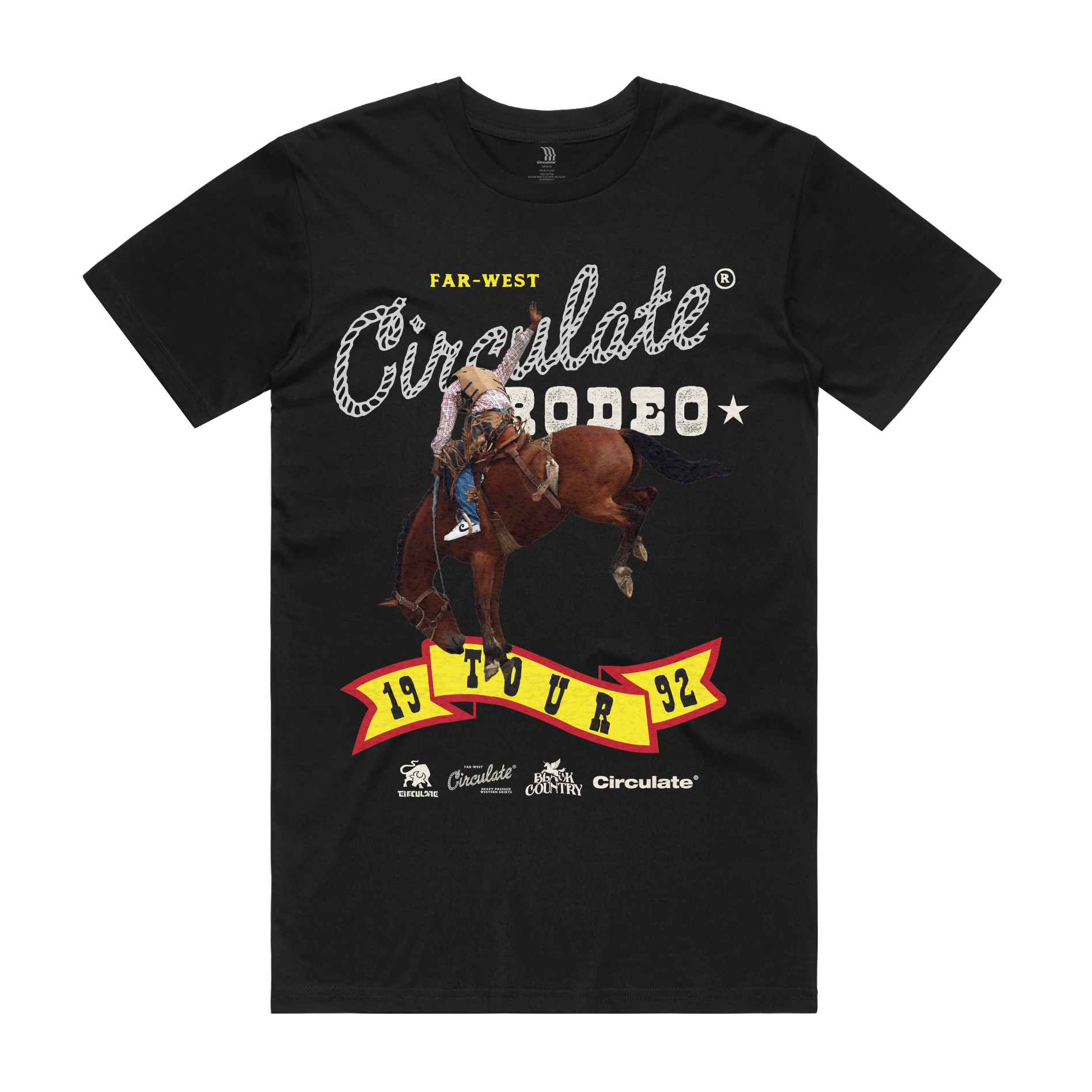 Rodeo Tour T-Shirt - Black Rodeo Tour T-Shirt - Black