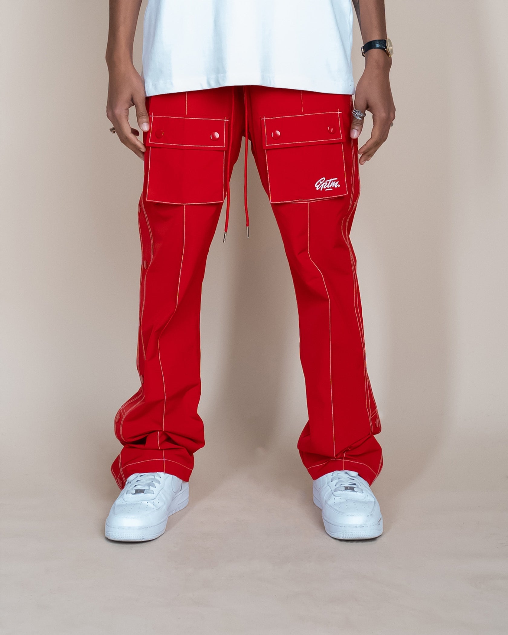 EPTM Central Snap Pants - Red EPTM Central Snap Pants - Red