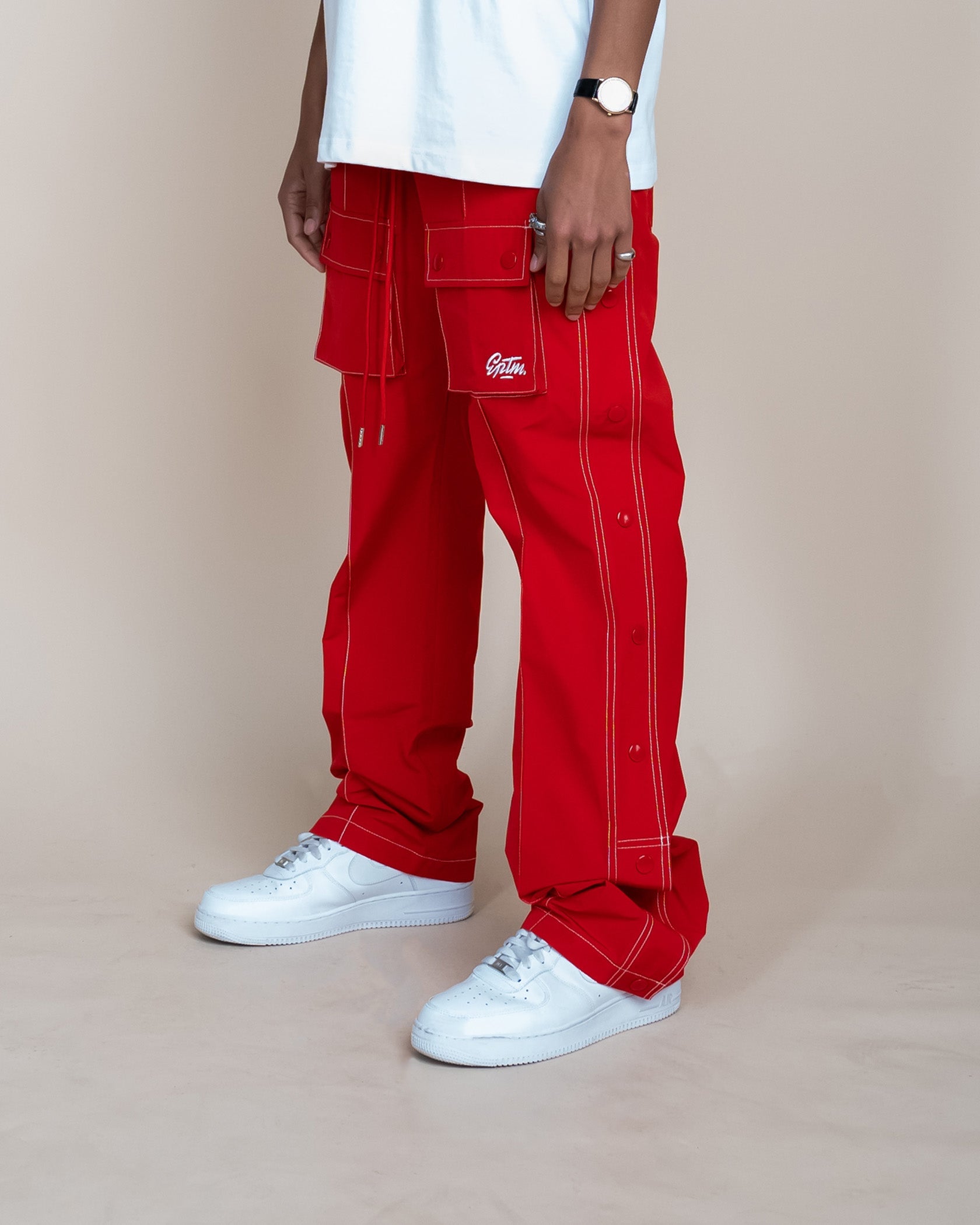EPTM Central Snap Pants - Red EPTM Central Snap Pants - Red
