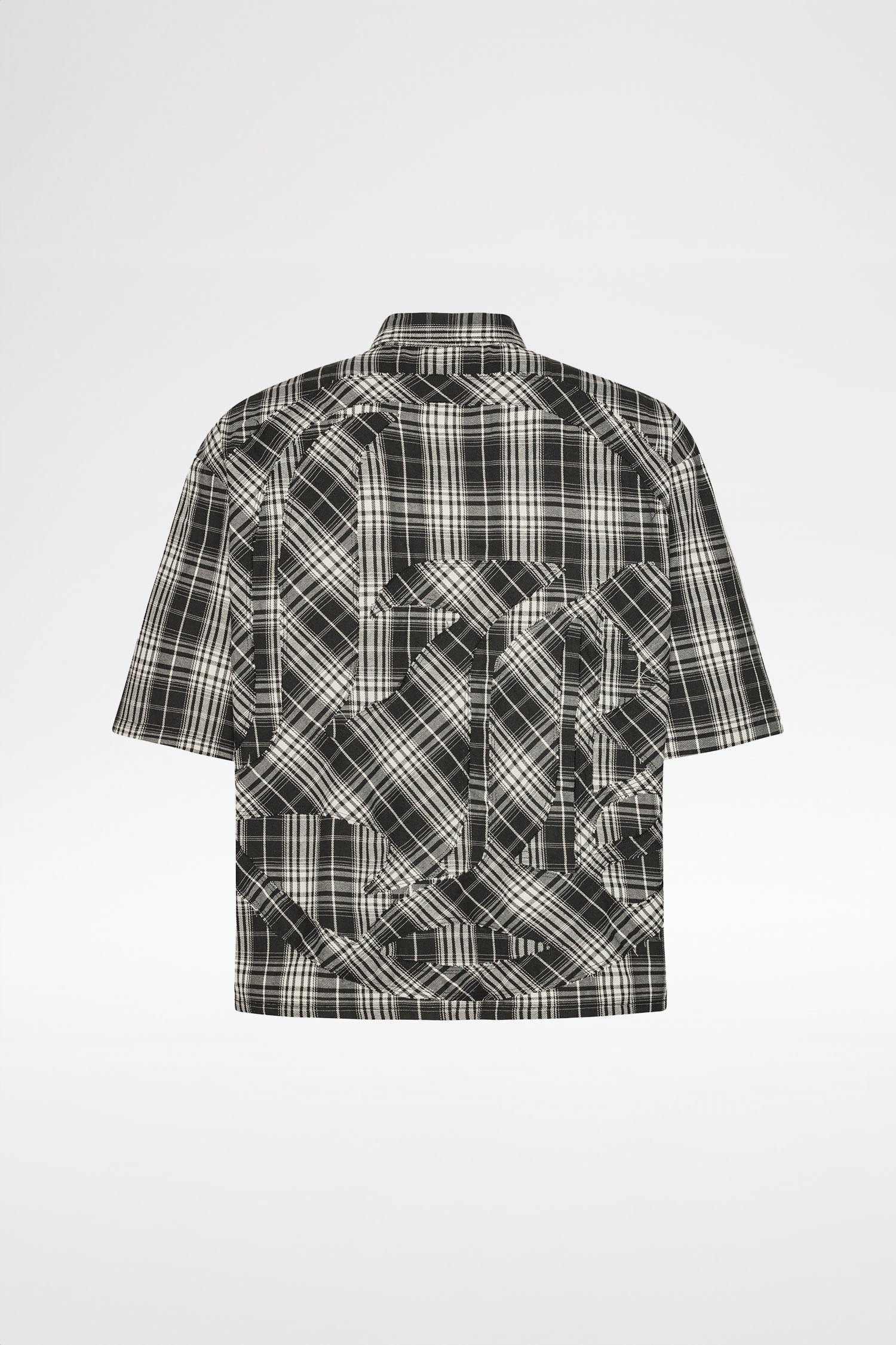 SHORT SLEEVED SHIRT - Black/Grey Tartan SHORT SLEEVED SHIRT - Black/Grey Tartan