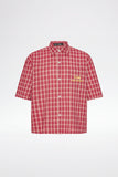 SHORT SLEEVED SHIRT - Red Tartan SHORT SLEEVED SHIRT - Red Tartan