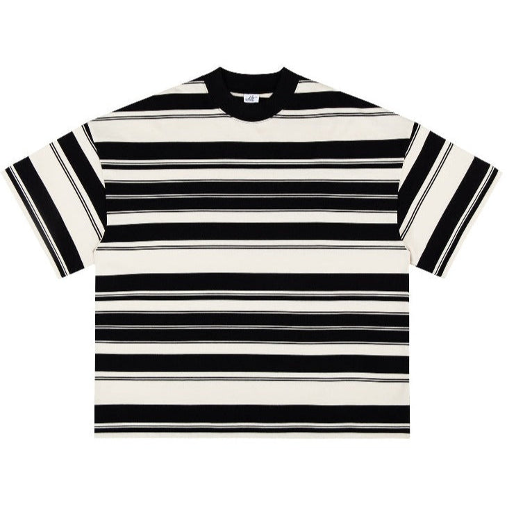 Heavyweight 320g Striped Oversized Tee Heavyweight 320g Striped Oversized Tee