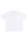 Heavyweight 320g Cotton Henley Oversized Tee Heavyweight 320g Cotton Henley Oversized Tee
