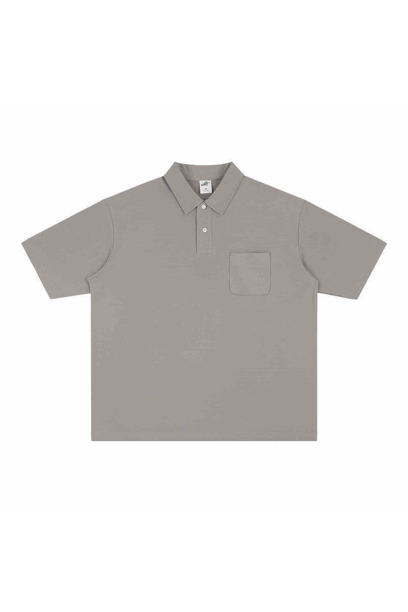 Dropped Shoulder Polo Shirt Dropped Shoulder Polo Shirt
