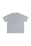 Heavyweight 320g Cotton Henley Oversized Tee Heavyweight 320g Cotton Henley Oversized Tee