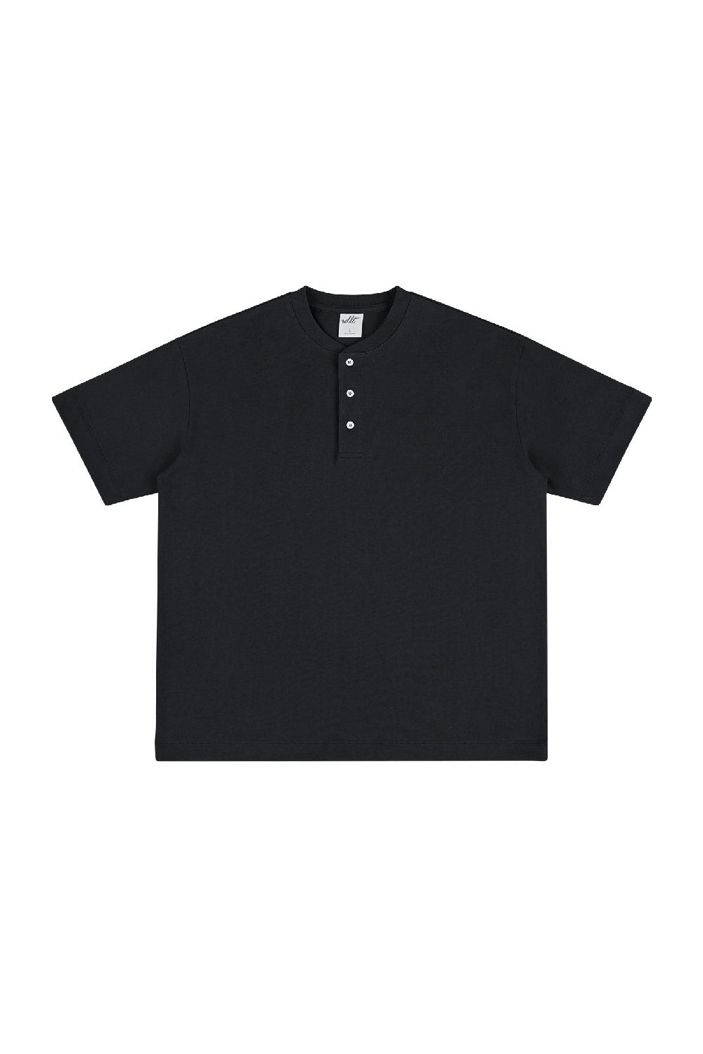 Heavyweight 320g Cotton Henley Oversized Tee Heavyweight 320g Cotton Henley Oversized Tee