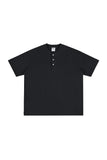 Heavyweight 320g Cotton Henley Oversized Tee Heavyweight 320g Cotton Henley Oversized Tee
