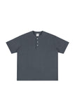 Heavyweight 320g Cotton Henley Oversized Tee Heavyweight 320g Cotton Henley Oversized Tee