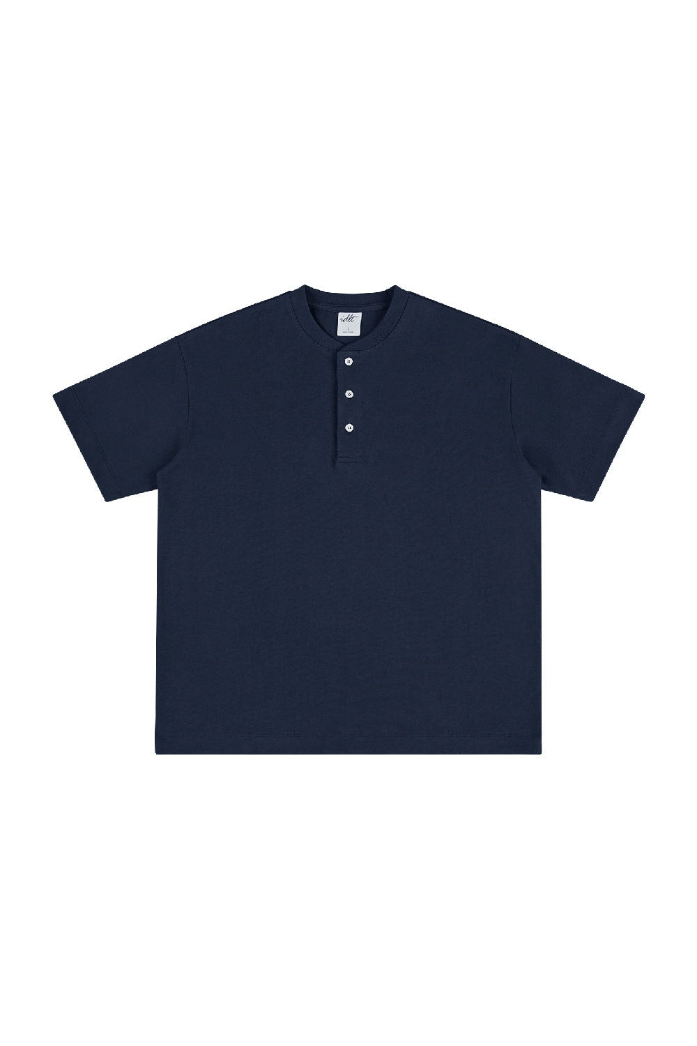 Heavyweight 320g Cotton Henley Oversized Tee Heavyweight 320g Cotton Henley Oversized Tee