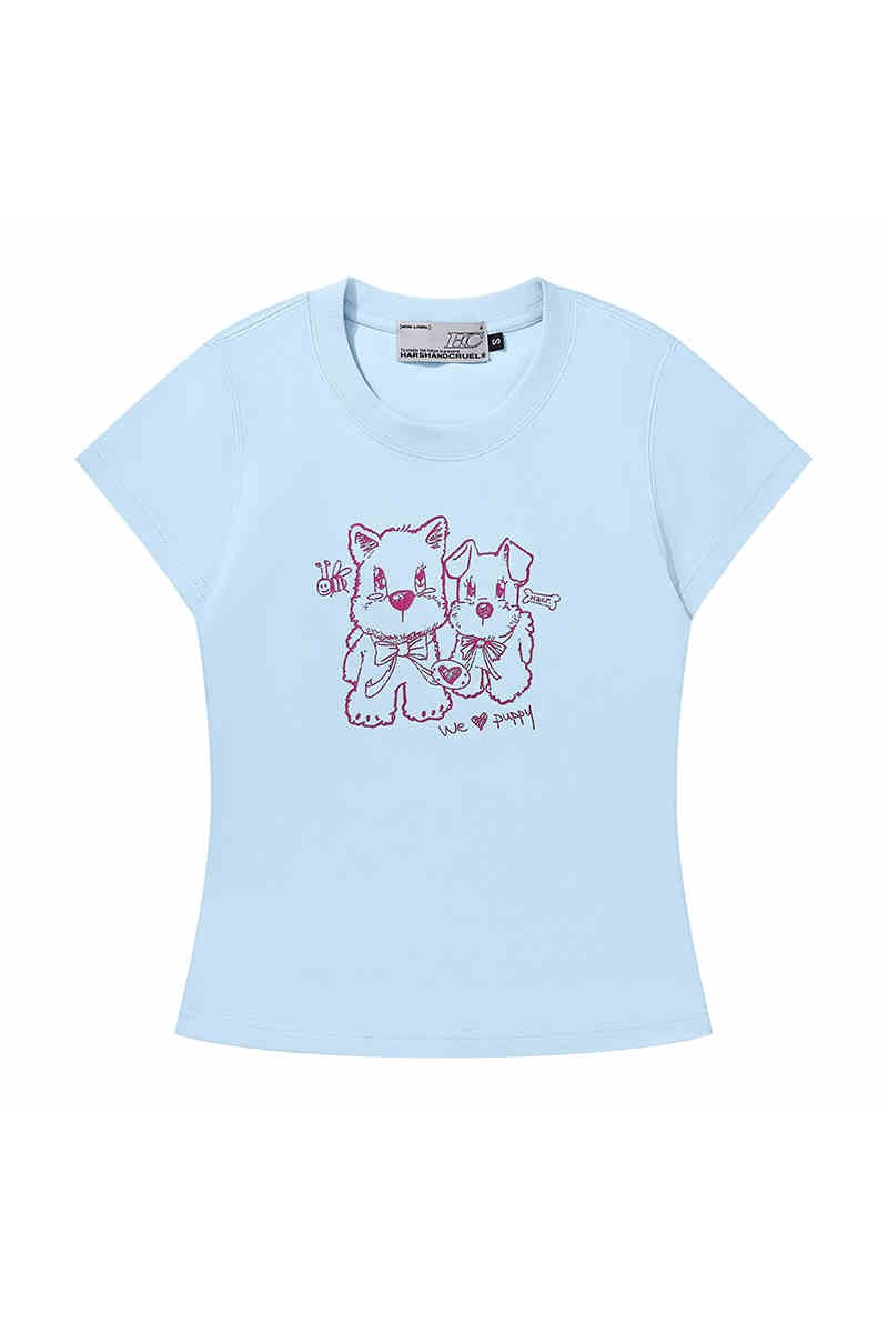 Playful Dog Graphic Tee Playful Dog Graphic Tee