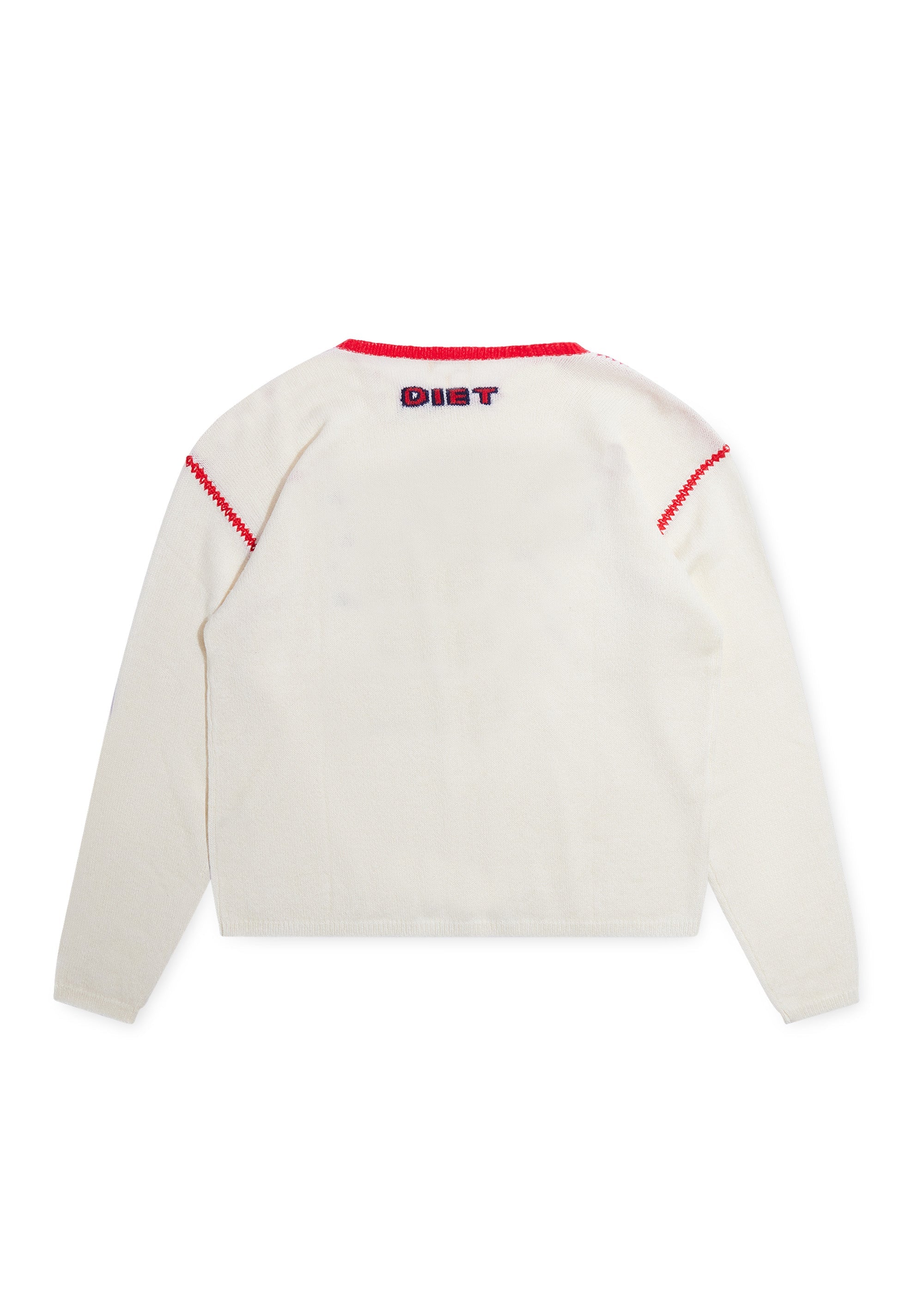 SL&D Knit Sweater - Cream/Red SL&D Knit Sweater - Cream/Red