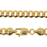 Solid Gold Curb Cuban Bracelet Solid Gold Curb Cuban Bracelet