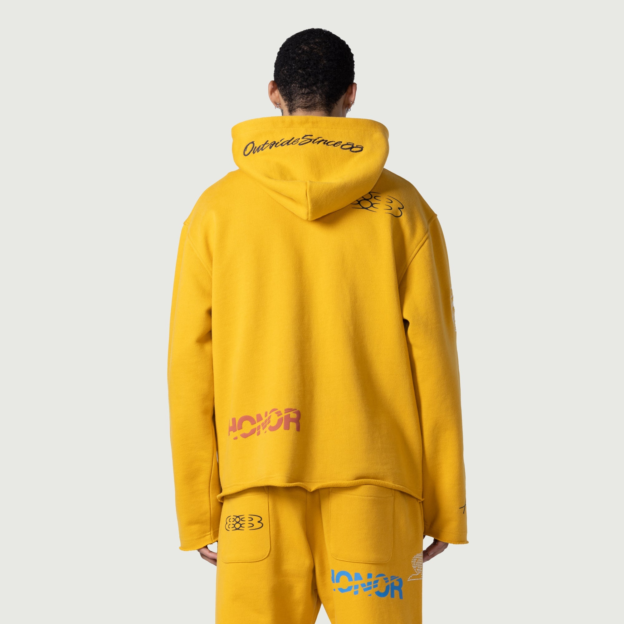 1988 Full Zip Hoodie - Yellow 1988 Full Zip Hoodie - Yellow