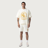 Race Herringbone Short - White Race Herringbone Short - White