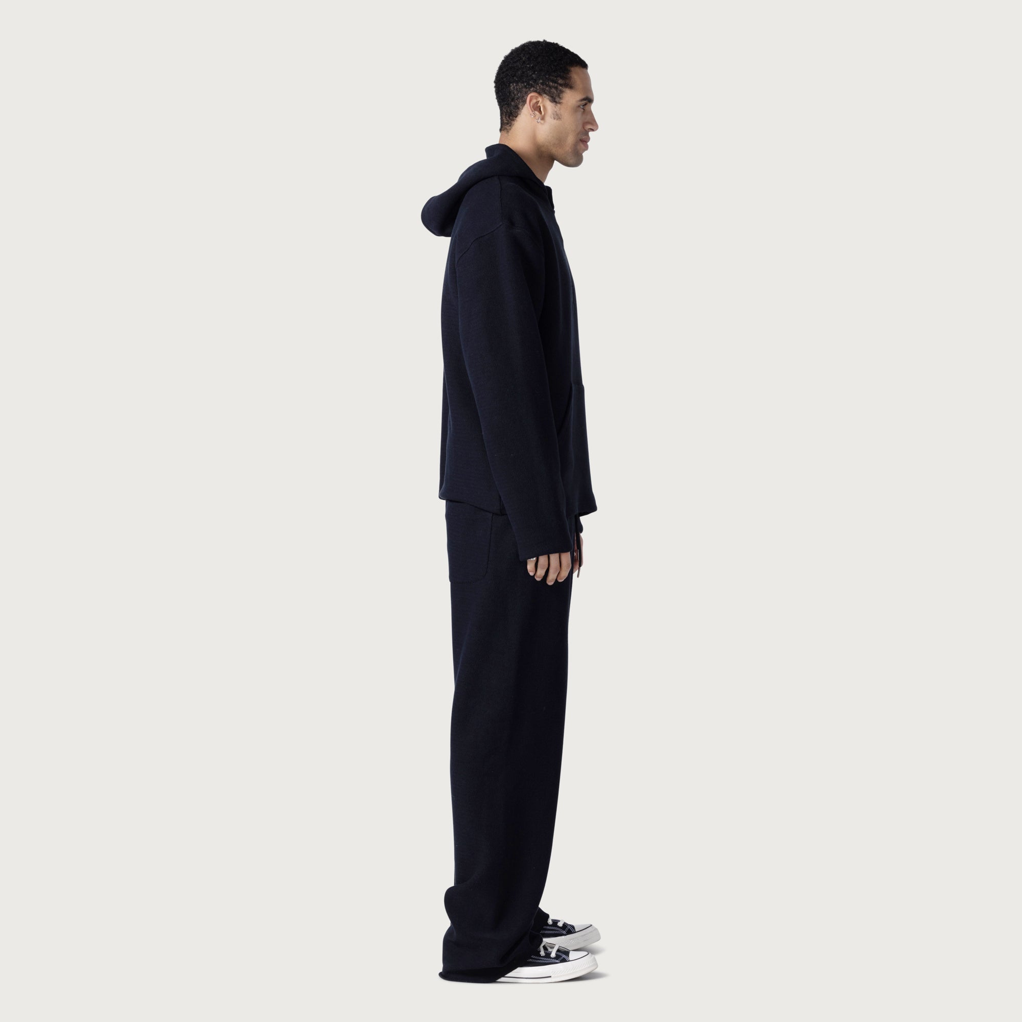 Race Herringbone Sweatpants - Black Race Herringbone Sweatpants - Black
