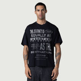 Traveled Journey Tee - Black Traveled Journey Tee - Black