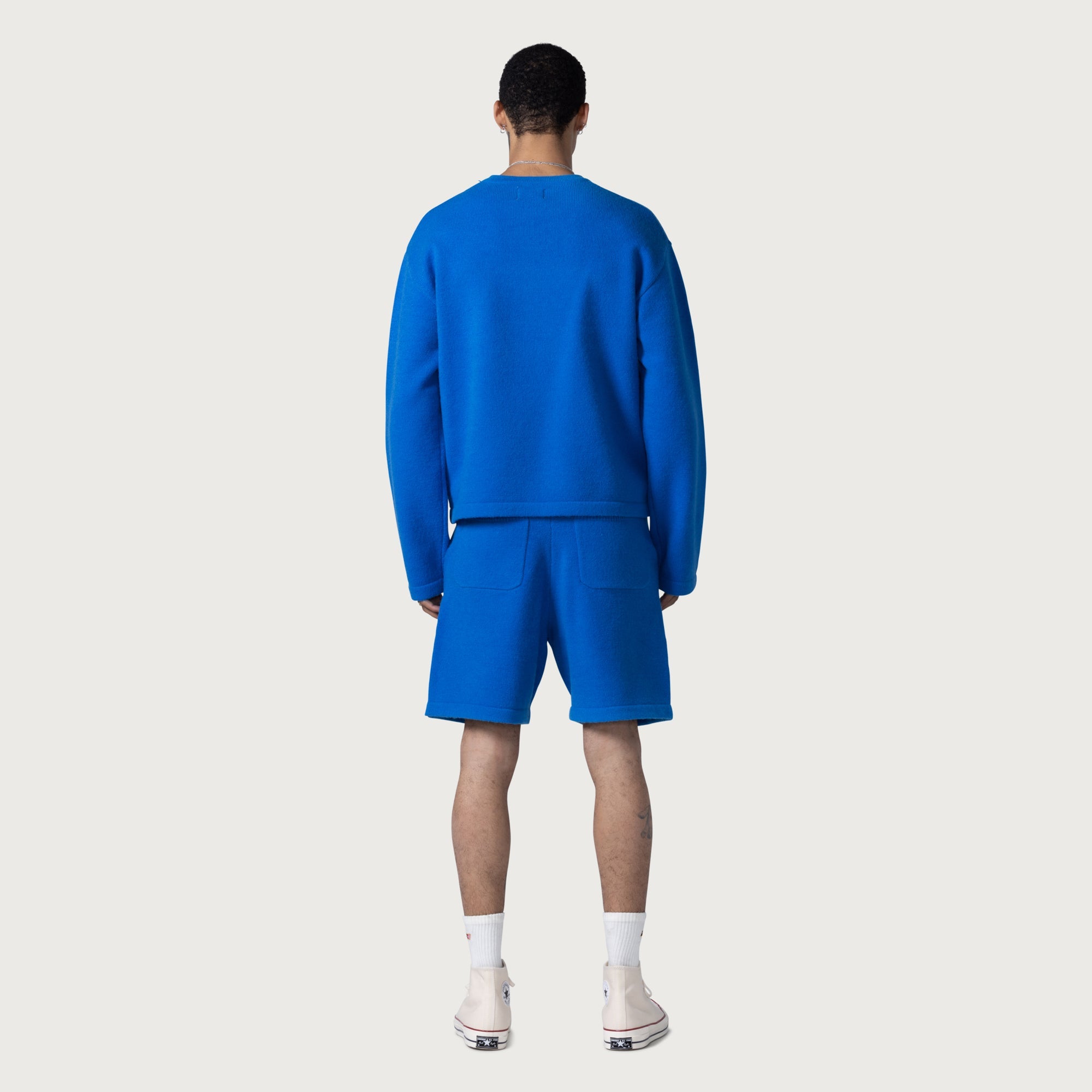 Honor Knit Short - Blue Honor Knit Short - Blue