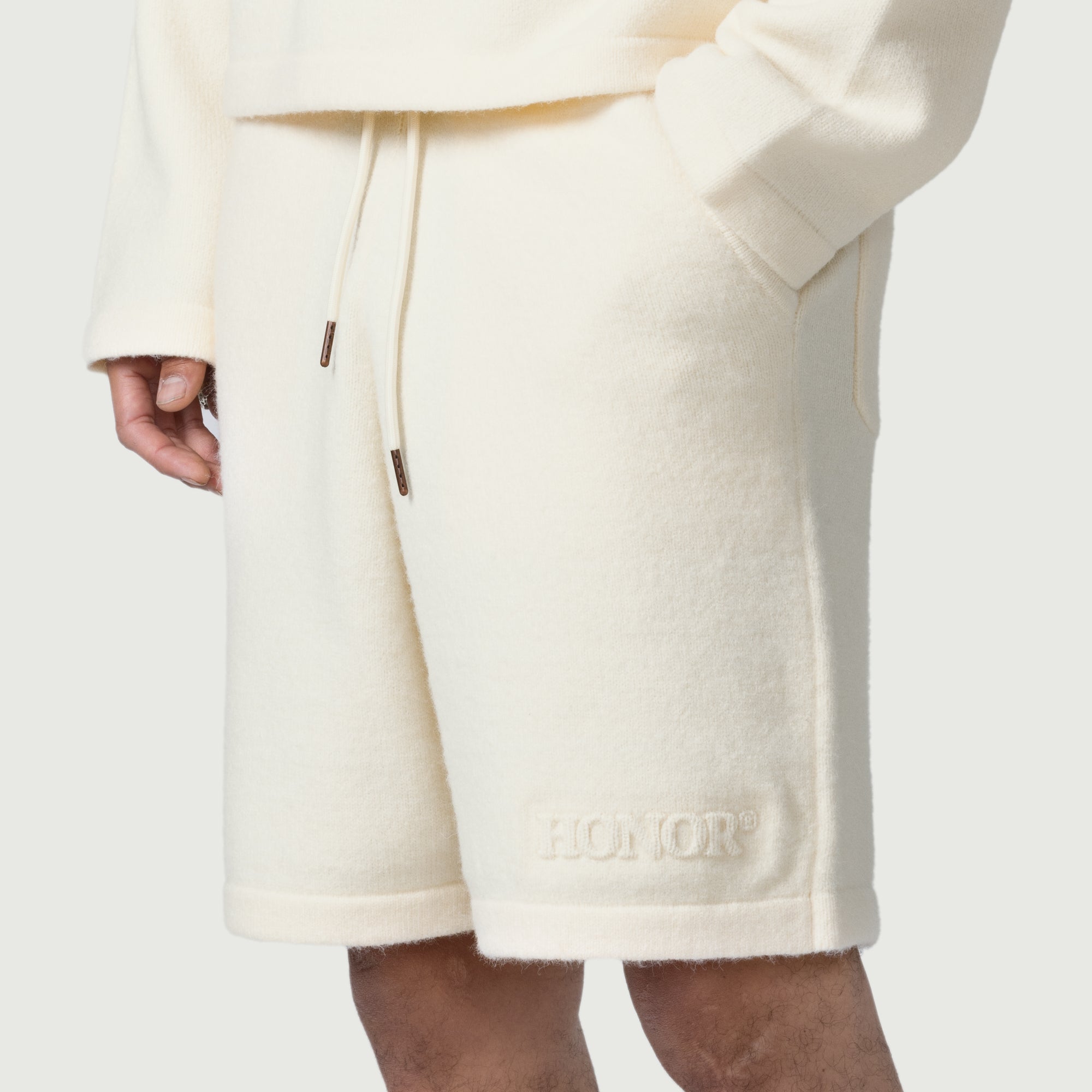 Honor Knit Short - Cream Honor Knit Short - Cream