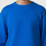 Honor Knit Sweater - Blue Honor Knit Sweater - Blue
