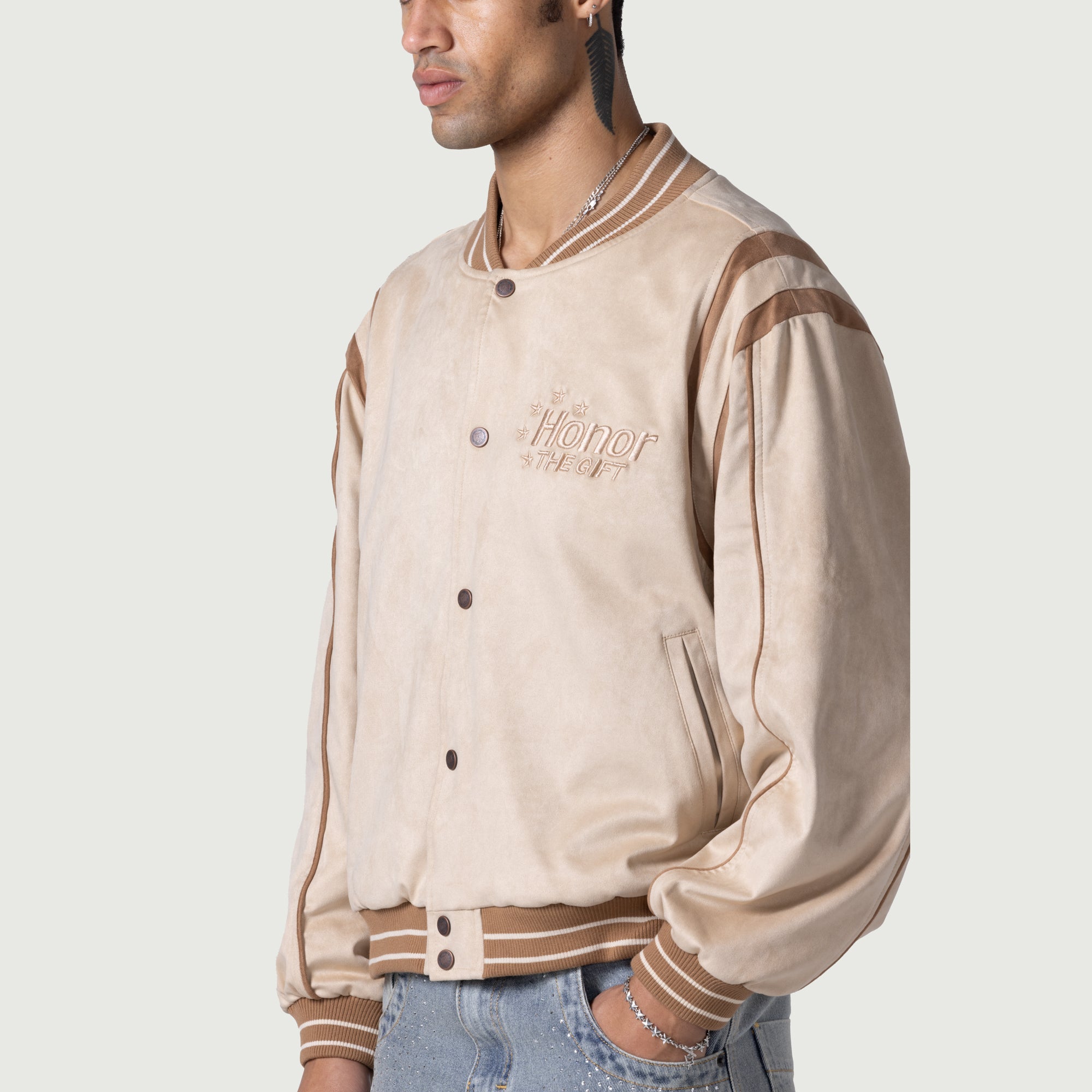 Oil Head Varsity - Tan Oil Head Varsity - Tan